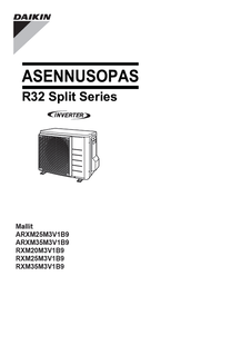 ARXM25-35M9,RXM20-35M9_3PFI386697-3G_Installation manual_Finnish download